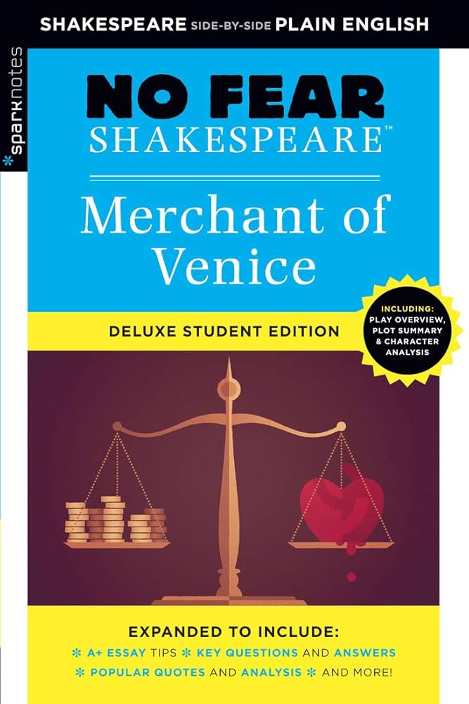 Amazon.com: Merchant of Venice: No Fear Shakespeare Deluxe Student